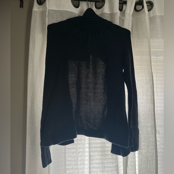 Black Old Navy Cowl Neck Sweater Cardigan - Picture 4 of 5